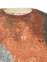 Carica l&#39;immagine nel visualizzatore di Gallery, PULLOVER UOMO ARANCIONE/GRIGIO MISTO LANA
