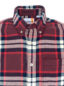 CAMICIA UOMO ROSSA FANTASIA CHECK