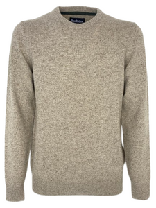 PULLOVER UOMO BEIGE MISTO LANA