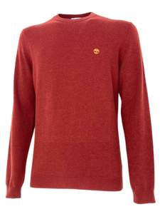 PULLOVER UOMO ROSSO GIROCOLLO