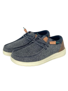 MOCASSINO UOMO GRIGIO 40174 WALLY GRIP