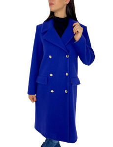 CAPPOTTO DONNA BLU DOPPIOPETTO