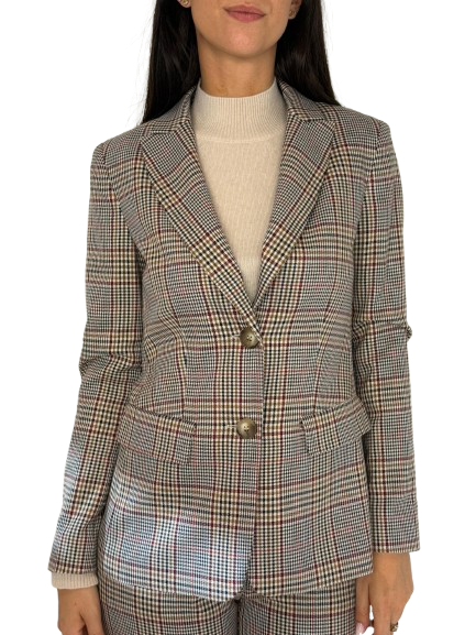 GIACCA DONNA MONOPETTO TESSUTO GALLES