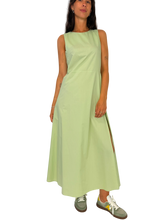 Carica l'immagine nel visualizzatore di Gallery, ABITO DONNA VERDE PISTACCHIO LUNGO
