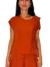 Carica l'immagine nel visualizzatore di Gallery, CAMICIA DONNA ARANCIONE
