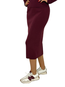GONNA DONNA MIDI BORDEAUX