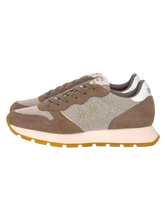 Carica l'immagine nel visualizzatore di Gallery, SNEAKERS DONNA MARRONE Z36203 ALLY GLITTER TEXTILE
