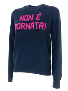 PULLOVER DONNA NERO NON E' GIORNATA