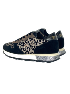 SNEAKERS DONNA NERE Z42204 ALLY ANIMALIER
