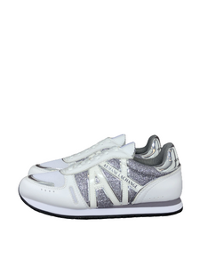 SNEAKERS DONNA BIANCHE CON STRASS XDX090 XV433