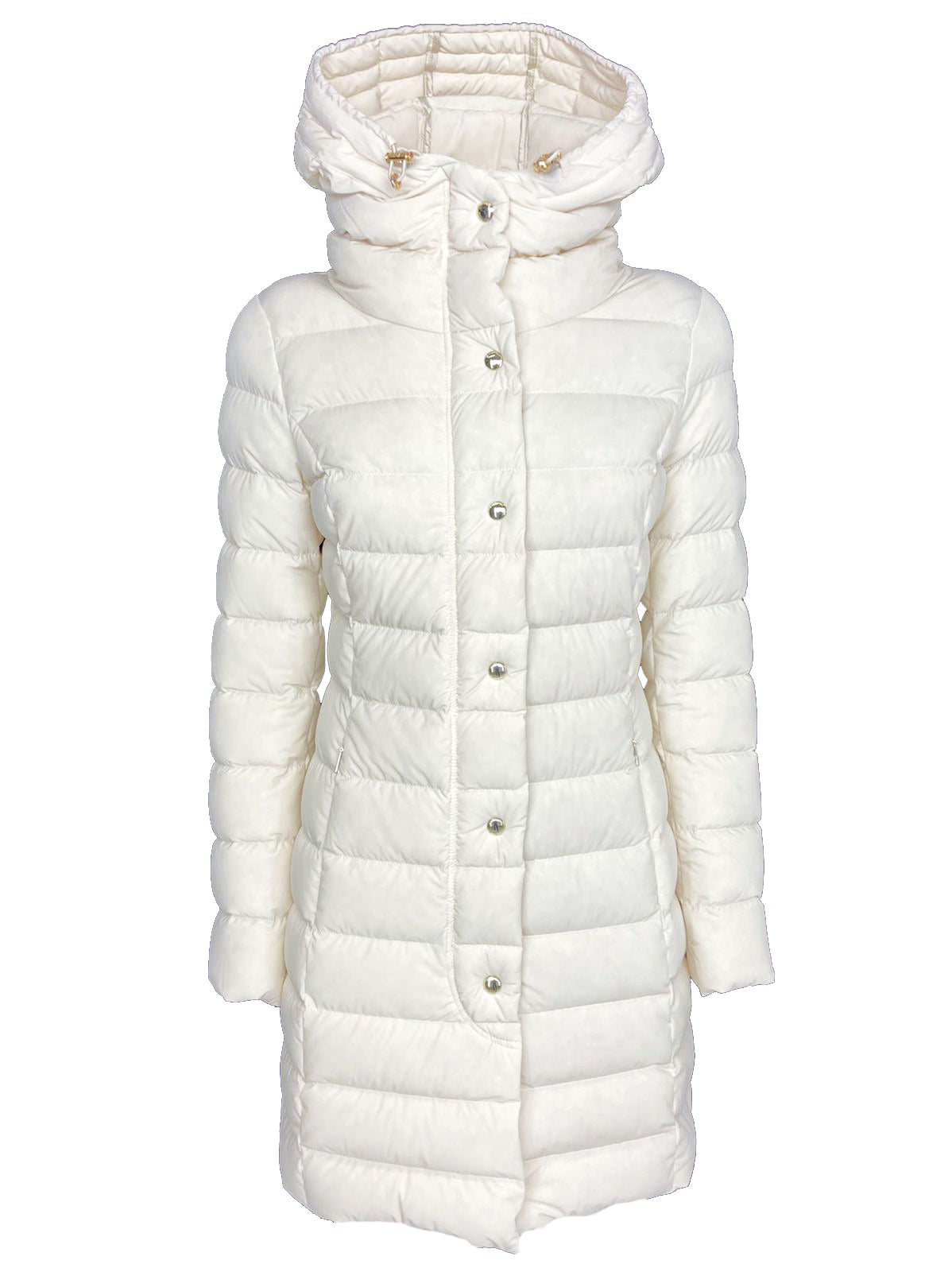 Piumino lungo donna clearance bianco