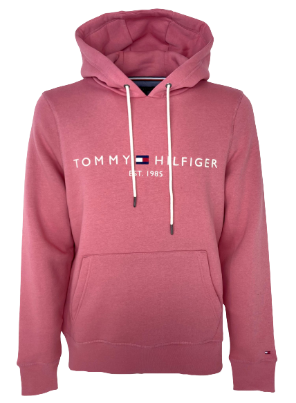 FELPA UOMO ROSA CON CAPPUCCIO