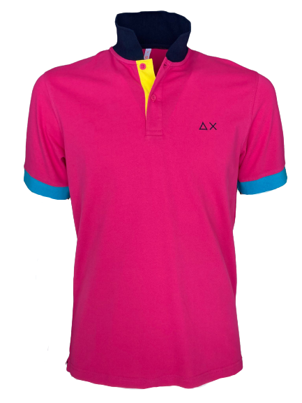 POLO UOMO FUCSIA COLORS