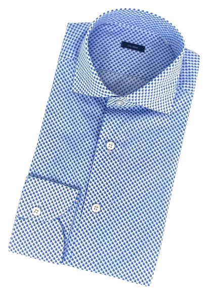 CAMICIA UOMO IN MICRO-FANTASIA