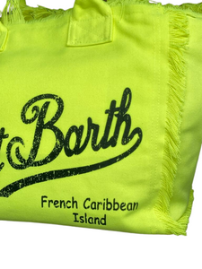 BORSA GIALLO FLUO CON LOGO
