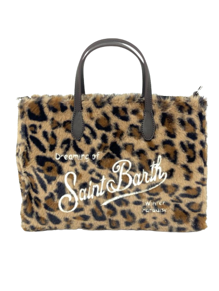 Borsa mare leopardata online