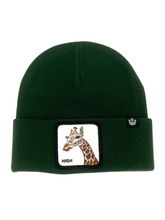 Carica l&#39;immagine nel visualizzatore di Gallery, CUFFIA BEANIE VERDE GIRAFFA
