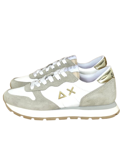 SNEAKERS BIANCO/ORO Z33202 ALLY GOLD SILVER
