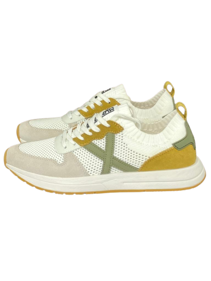 SNEAKERS UOMO BEIGE/GIALLE NET 8903025