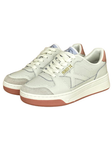 SNEAKERS DONNA BEIGE/ROSA POINT 03-05