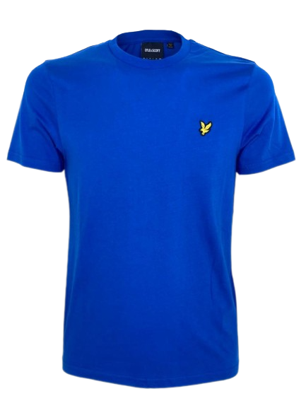 T SHIRT UOMO BLU ELETTRICO 100 COTONE e spaceonweb