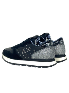 SNEAKERS NERE GLITTERATE Z42206 ALLY STUDS